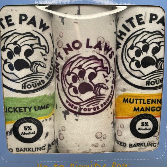 SALE!! NEW Haute Diggity DogWhite Paw Hound Seltzer 3 Pack - Picture 2 of 4